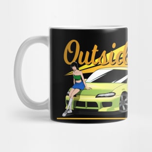 Kawaii outsider anime girl Mug